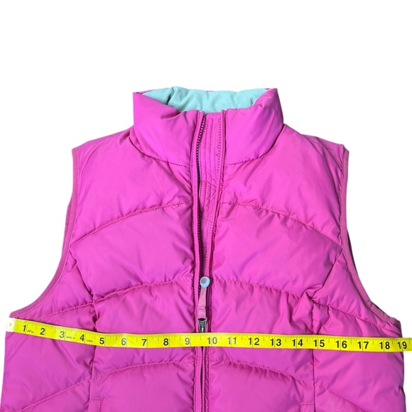 LL Bean Goose Down Puffer Vest Pink Full Zip Lightweight Outdoor Women’s S - Picture 5 of 7